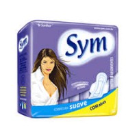 Absorvente SYM SUAVE COM ABAS